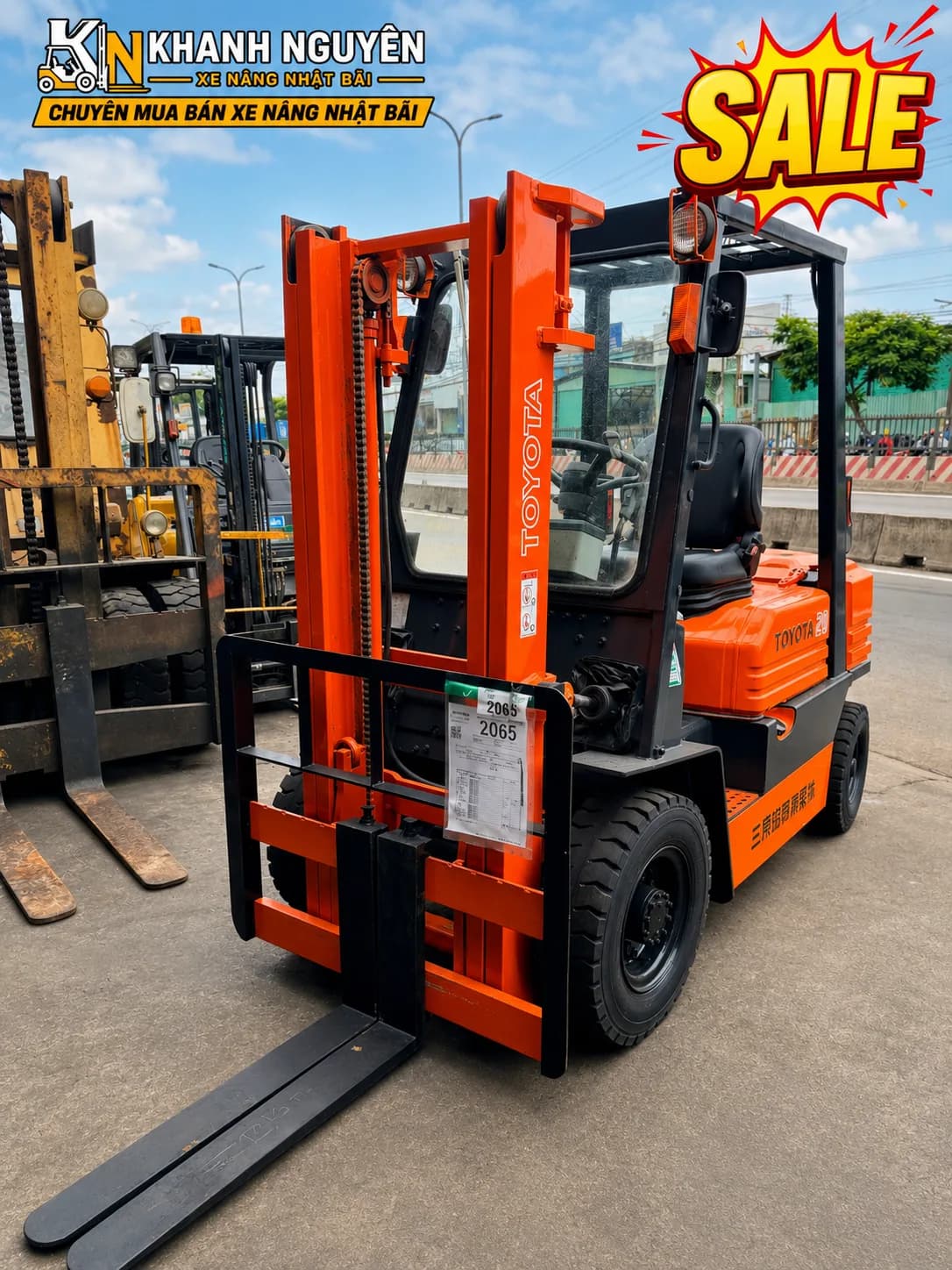 Hình ảnh sản phẩm [XE NÂNG GIÁ RẺ] Xe nâng dầu 2 Tấn TOYOTA -5